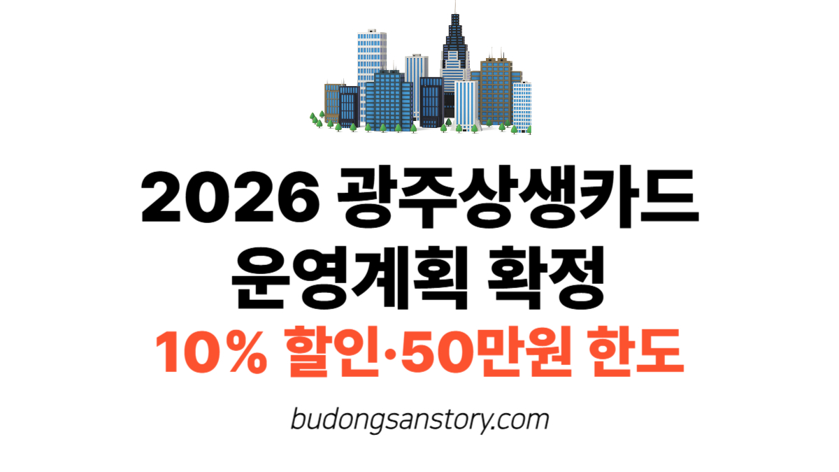2026 광주상생카드 운영계획 확정…10% 할인·50만원 한도