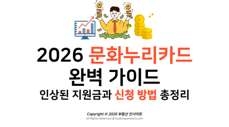 2026 문화누리카드 완벽 가이드 인상된 지원금과 신청 방법 총정리