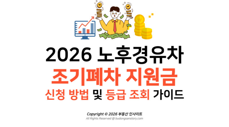 2026 노후경유차 조기폐차 지원금 신청 방법 및 등급 조회 가이드