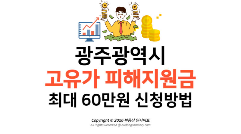 고유가 피해지원금 [신청방법] 광주 소득기준 및 60만원 혜택