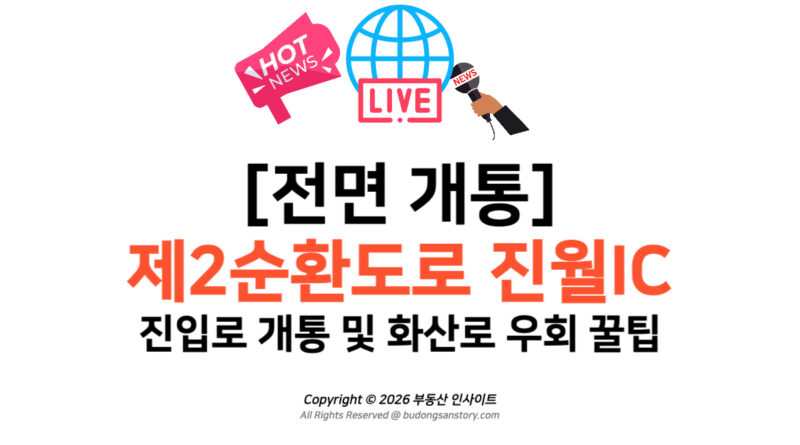 [전면 개통] 제2순환도로 진월IC 진입로 개통 및 화산로 우회 꿀팁